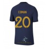 Officiële Voetbalshirt Frankrijk Kingsley Coman 20 Thuis WK 2022 - Heren